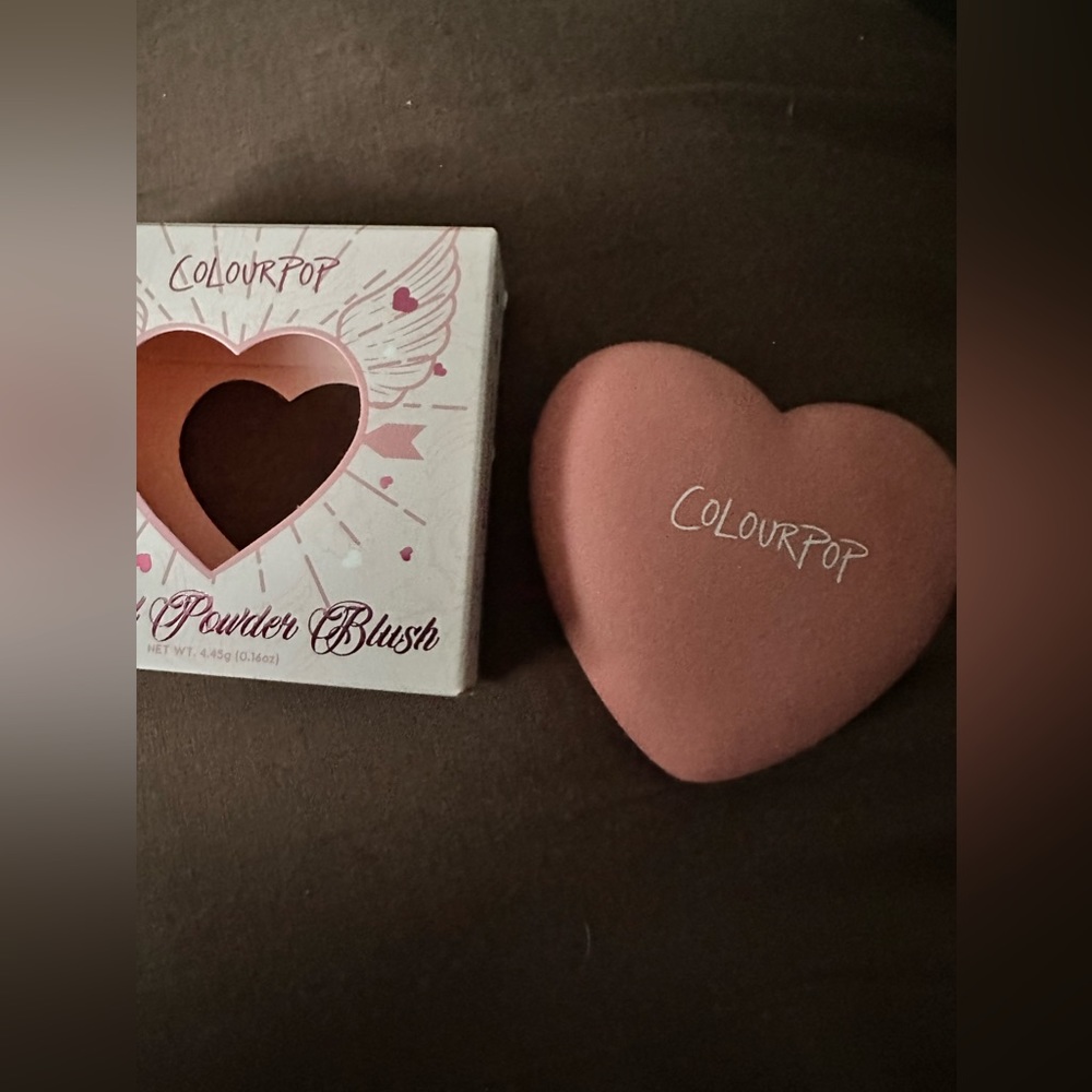 New colourpop press powder, blush heart shape colour lets dance come with box - Picture 4 of 6